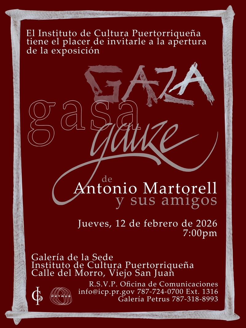 Exposición “Gaza, Gasa, Gauze”.
