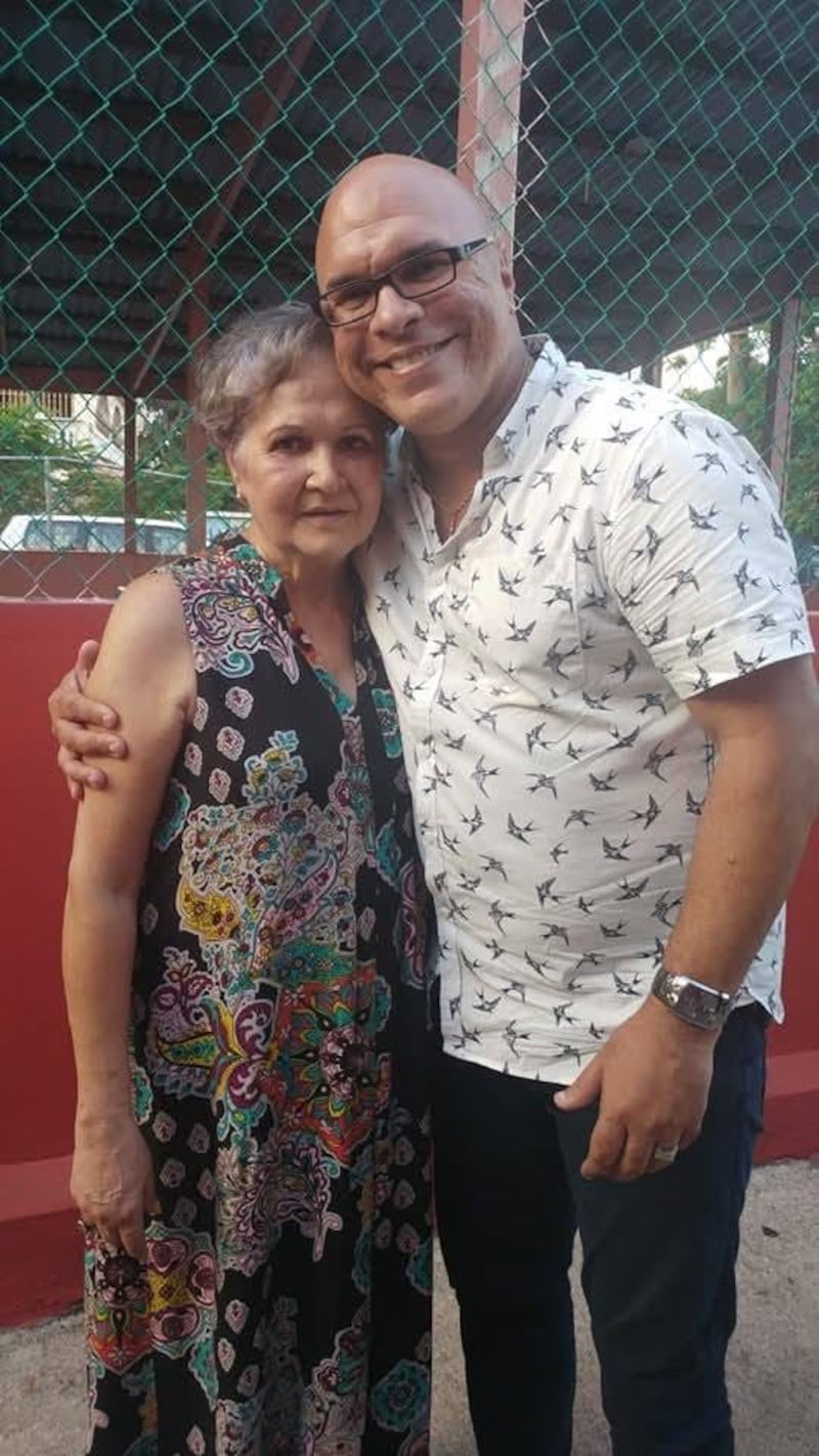 Rosita Velázquez y Omar Matos.