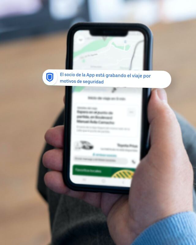 Grabación de vídeo por la app de Uber ya se encuentra disponible en Puerto Rico