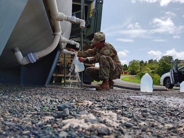 Guardia Nacional refuerza distribución de agua en municipios con interrupciones