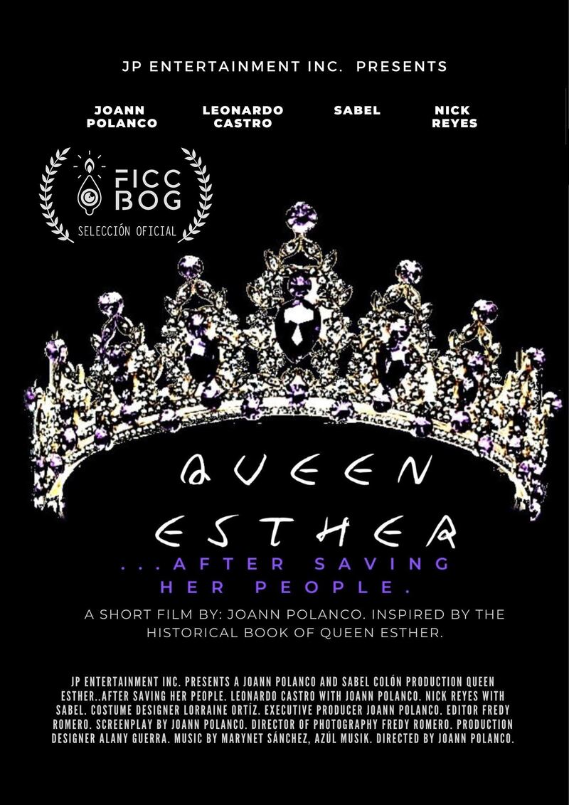 Afiche del cortometraje “Queen Esther After Saving Her People”.
