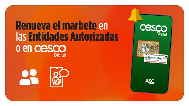 ASC te orienta sobre el marbete digital y su proceso de renovación