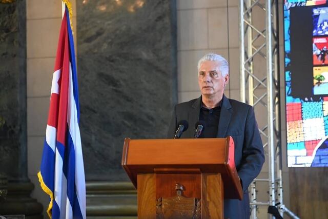 Miguel Díaz-Canel afirma que Cuba “se defenderá con determinación y firmeza” ante “cualquier agresión terrorista”