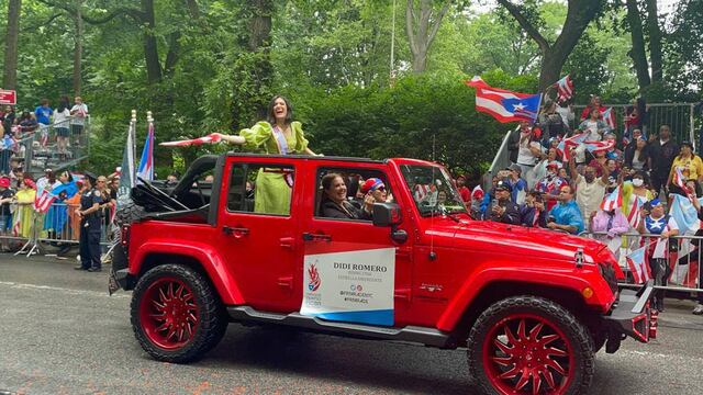 Reconocen a Didi Romero en la parada puertorriqueña de Nueva York