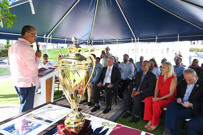 La Cámara de Representantes celebra el campeonato de los Cangrejeros de Santurce. Area Sur del Capitolio. San Juan Metro PR 30 de enero de 2026