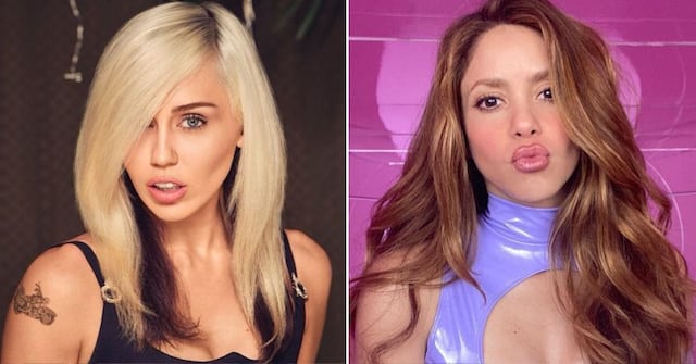 Publican video de Miley Cyrus imitando a Shakira