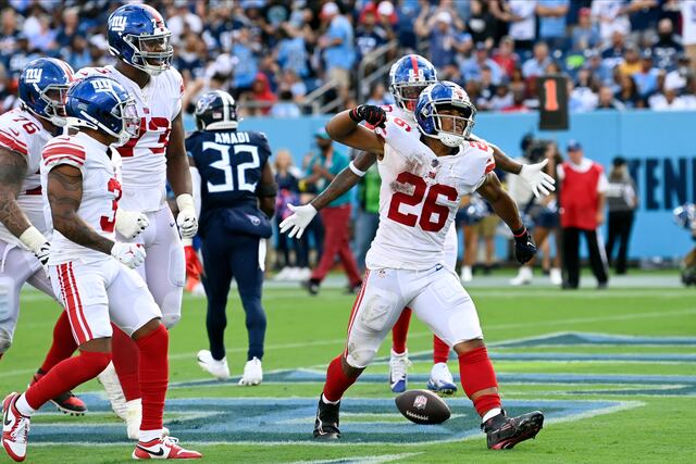 Giants de Nueva York borran desventaja de 13 para vencer a Titans de Tennessee