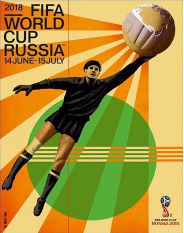 "Araña Negra" es la estrella del póster oficial de Rusia 2018