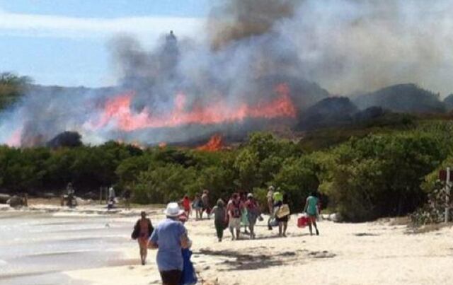 A salvo el faro de Cabo Rojo de incendio forestal