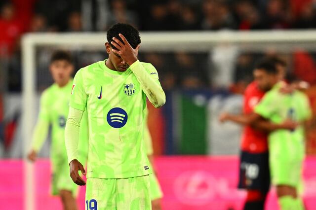 Barcelona abandona su marca perfecta en la Liga española