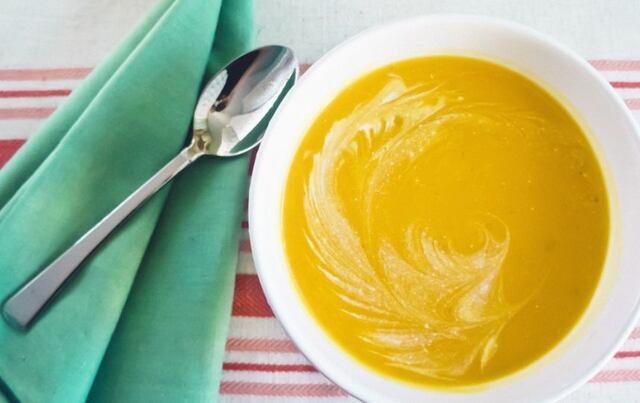 Blog: Toronja y recao para una sopa de calabaza tropical