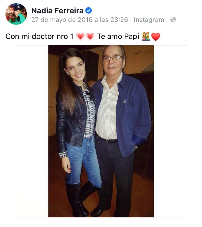 Facebook: Nadia Ferreira