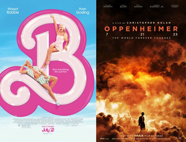 “Barbie” y “Oppenheimer” se mantienen fuertes en los cines a una semana de su estreno