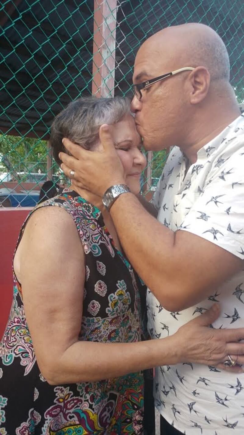 Rosita Velázquez y Omar Matos.