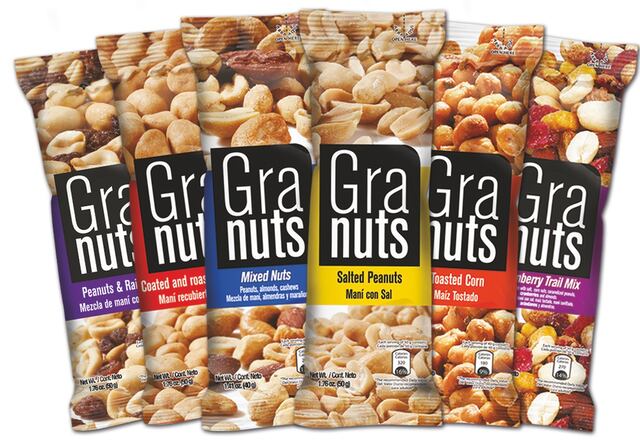 Nuevos Granuts crujientes y llenos de nutrición