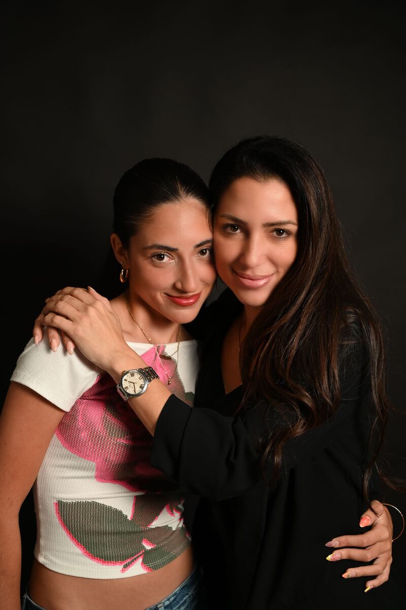 Alexandra Lúgaro y su hija Valentina. San Juan. Metro PR 16 de abril de 2025