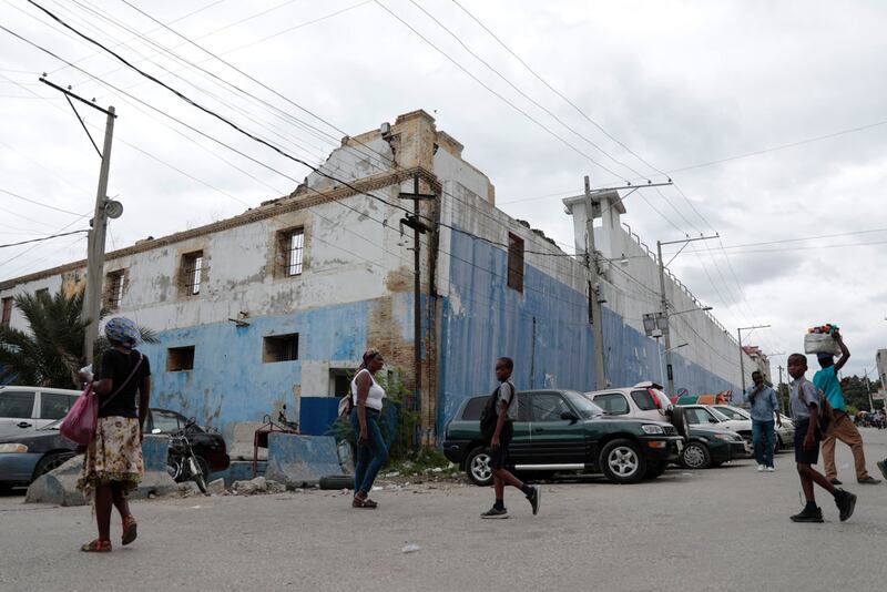 Una fotografía panorámica de la Penitenciaría Nacional de Haití, en el centro de Puerto Príncipe, el jueves 1 de junio de 2023.