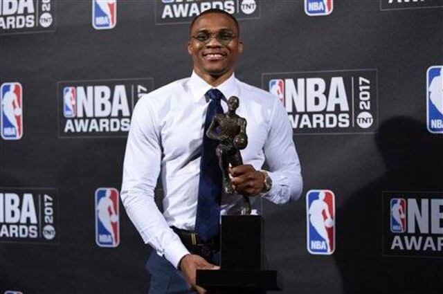 Russell Westbrook, el Jugador Más Valioso NBA por primera vez