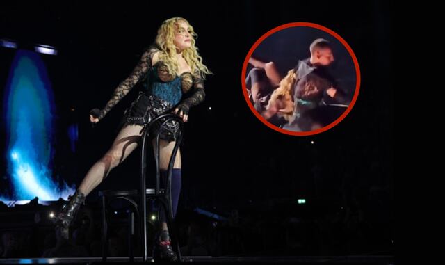 VIDEO: Madonna sufre tremenda caída durante concierto en Seattle