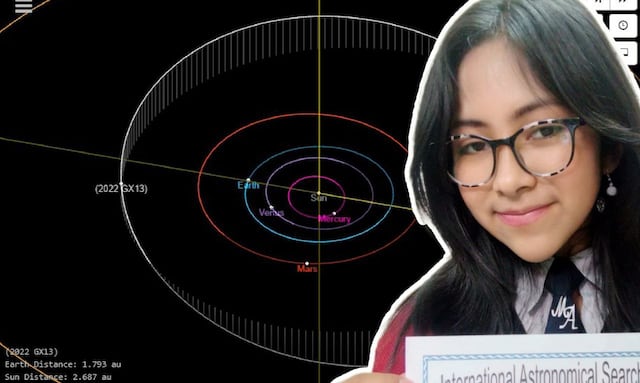 Joven de 15 años en Bolivia descubre asteroide y es reconocida por la NASA