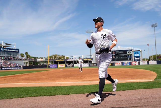 Aaron Judge confía que estará listo para día inaugural con los Yanquis