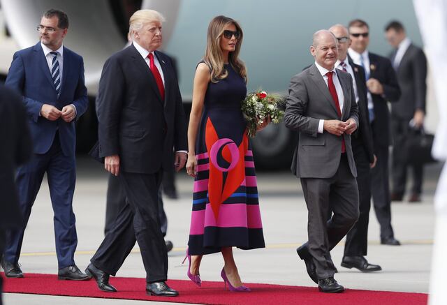 Melania Trump bloqueada en Alemania
