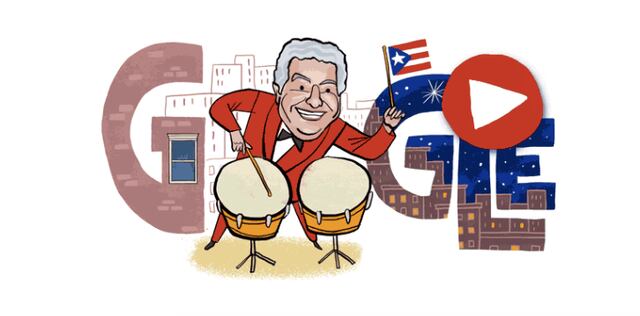 Google celebra la vida de Tito Puente con “doodle” animado y musical