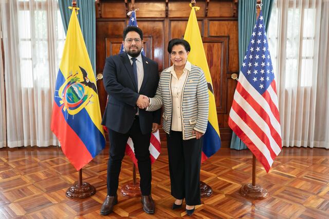 Estados Unidos y Ecuador refuerzan cooperación en seguridad ante auge del narcotráfico en la frontera con Colombia