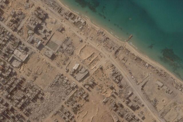 Imágenes satelitales muestran avance israelí en la Ciudad de Gaza