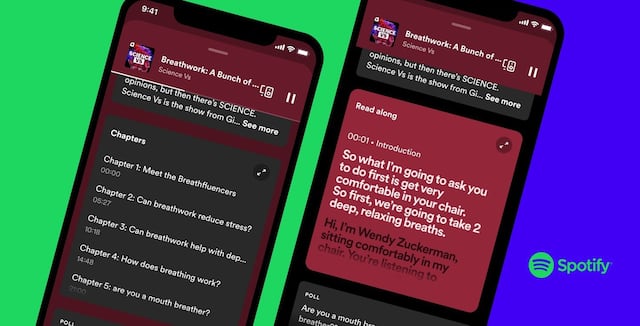 Spotify incluirá los subtítulos automáticos en pódcasts