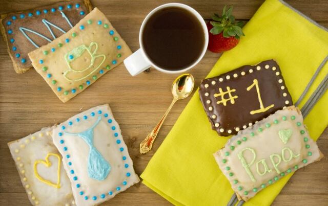 Pop-tarts hechos en casa para papá