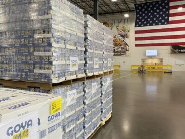 Goya Foods of Texas dona 250,000 libras de alimentos para personas necesitadas esta Navidad
