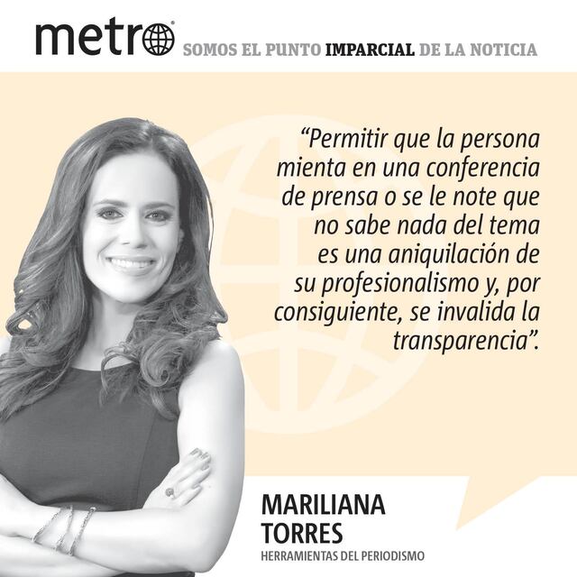 Opinión de Mariliana Torres: "Conferencias de prensa"