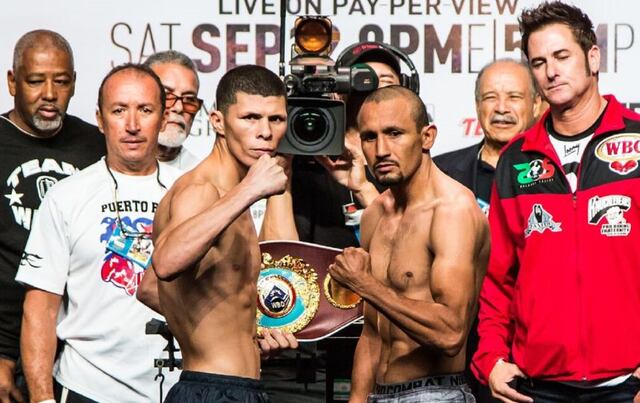 Marcan peso Rocky Martínez y Orlando Salido