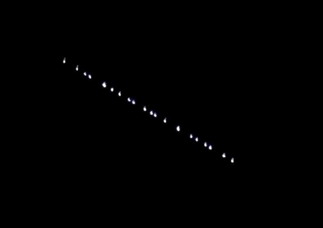 Video: Así se vieron los satélites de “Starlink” desde Puerto Rico