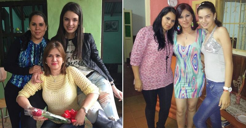 Redes sociales de Nadia, Ludy y Eli Ferreira