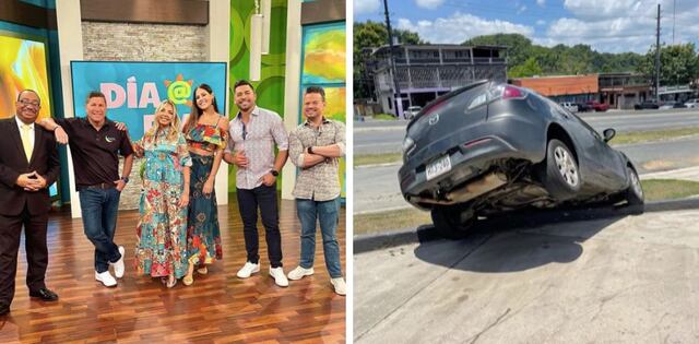 Integrante de Día a Día pasa tremendo susto en estación de gasolina