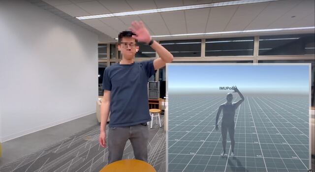 App captura el movimiento de todo el cuerpo en tiempo real