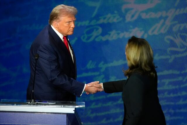 Intensas interacciones entre Kamala Harris y Donald Trump durante debate