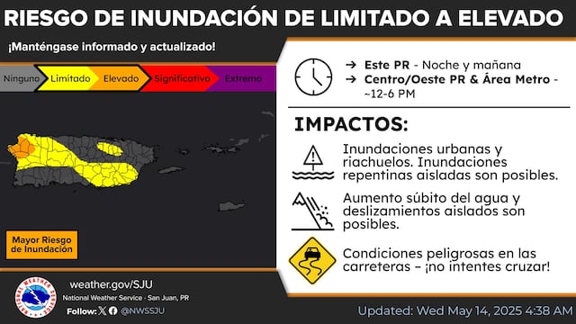 Pronostican tiempo más lluvioso e inestable a partir del miércoles