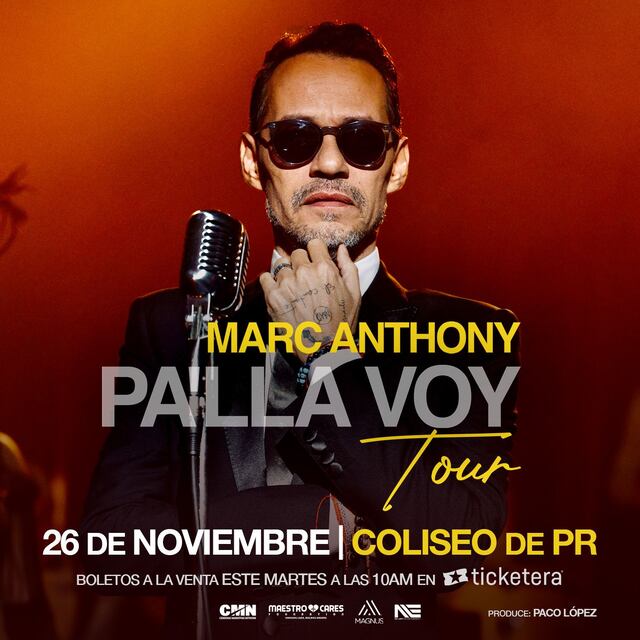 Regresa Marc Anthony al Coliseo de Puerto Rico