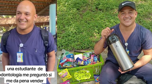 Conoce al estudiante de medicina que vende dulces para poder costear sus estudios