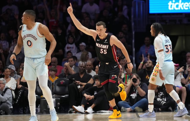 Heat vencen 128-107 a los Spurs