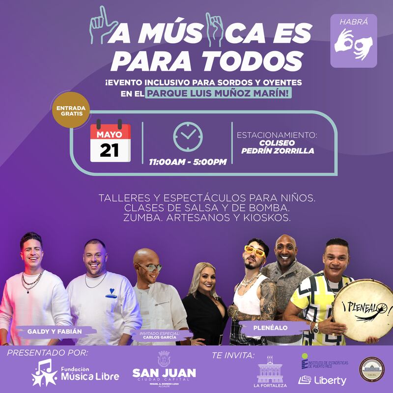 El evento familiar se celebrará este sábado en el parque Luis Muñoz Marín.