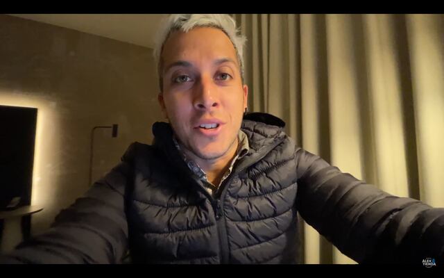 Youtuber mexicano Alex Tienda sale de Ucrania y se encuentra a salvo