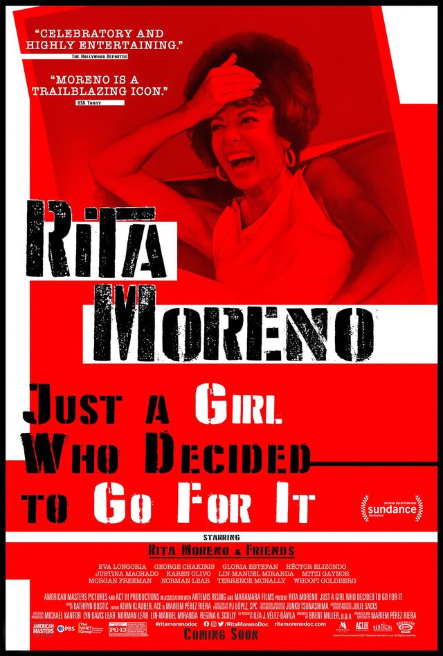 Estrenan tráiler del documental sobre la legendaria Rita Moreno