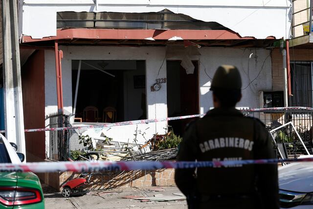 Explosión en Viña del Mar deja a una mujer herida y una casa destruida