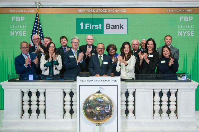 First Bancorp. reporta ganancias para el primer trimestre del año
