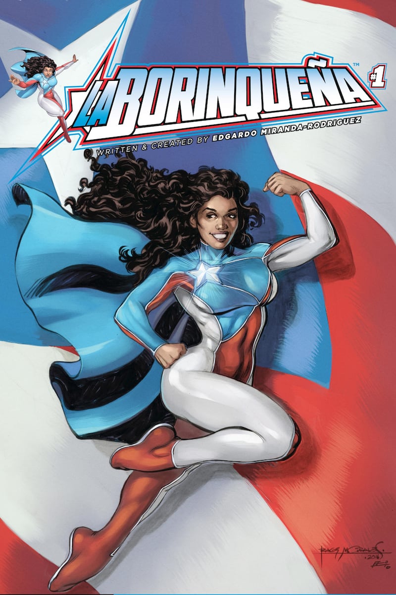 Primera portada del 2016 de La Borinqueña, obra de Edgardo Miranda-Rodriguez. EFE/Somos Arte