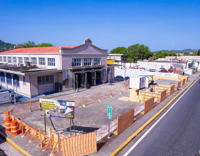A todo vapor los trabajos en lo que será la nueva Plaza del Mercado de Yauco